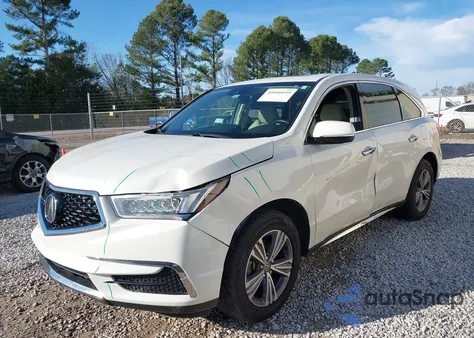 2019 Acura Mdx Standard z USA, uszkodzony, nr VIN 5J8YD3H3XKL002798
